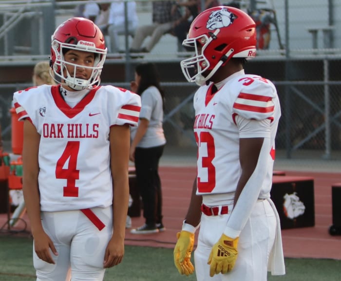 Oak Hills RB Karson Cox photos by John Murphy, 10-2-2023090820236